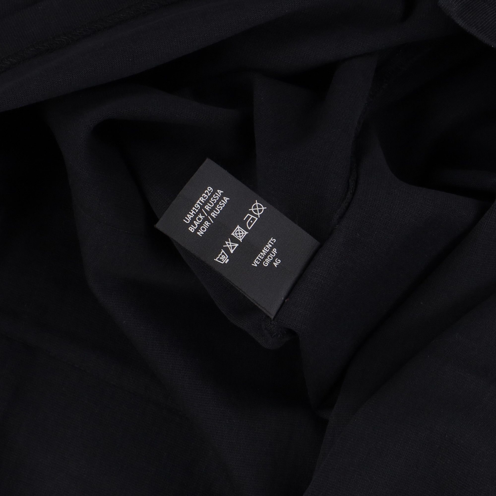 Vetements Black Russia Patchwork Oversized T-Shirt Size XS / US 0-2 / IT 36-38 - 8 Thumbnail