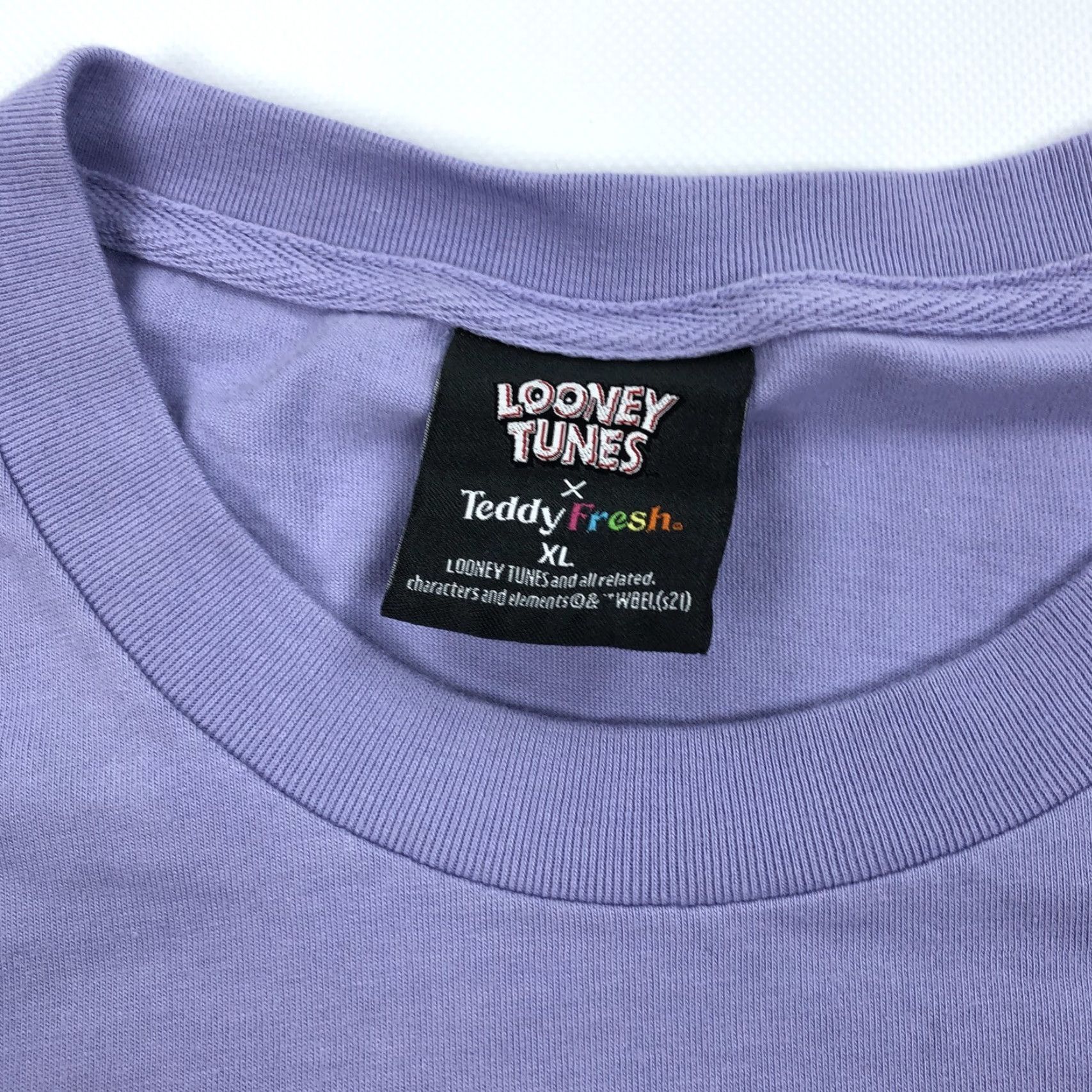 Teddy Fresh Teddy Fresh x Looney Tunes All Star Crewneck Long Sleeve T-Shirt Purple Men's XL Size US XL / EU 56 / 4 - 3 Thumbnail