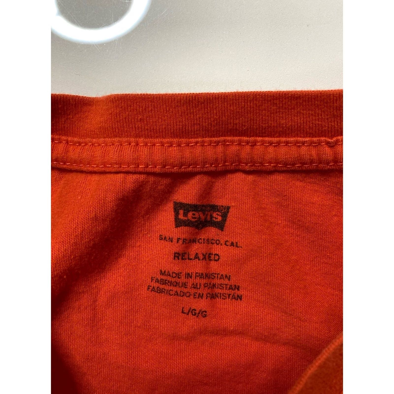Levi's VINTAGE Levi's High Peaks Graphic T-shirt Men Relaxed Large Orange Short Sleeve Size US L / EU 52-54 / 3 - 5 Thumbnail