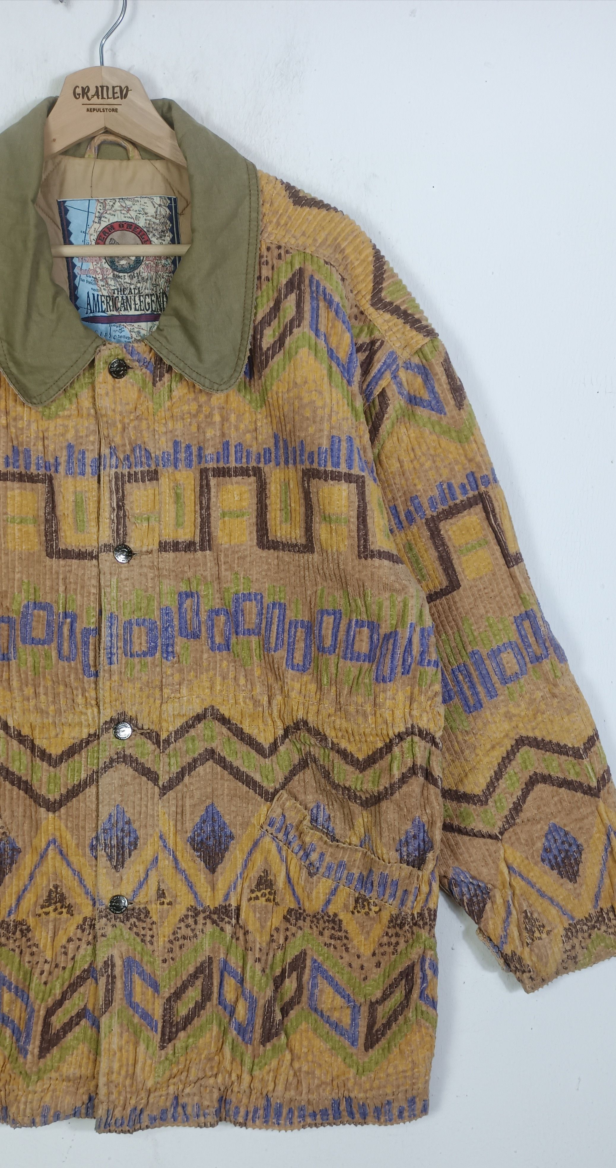 O'Neill Oneil American Lagend Navajo Corduroy Jacket Aztec Size US XL / EU 56 / 4 - 5 Thumbnail