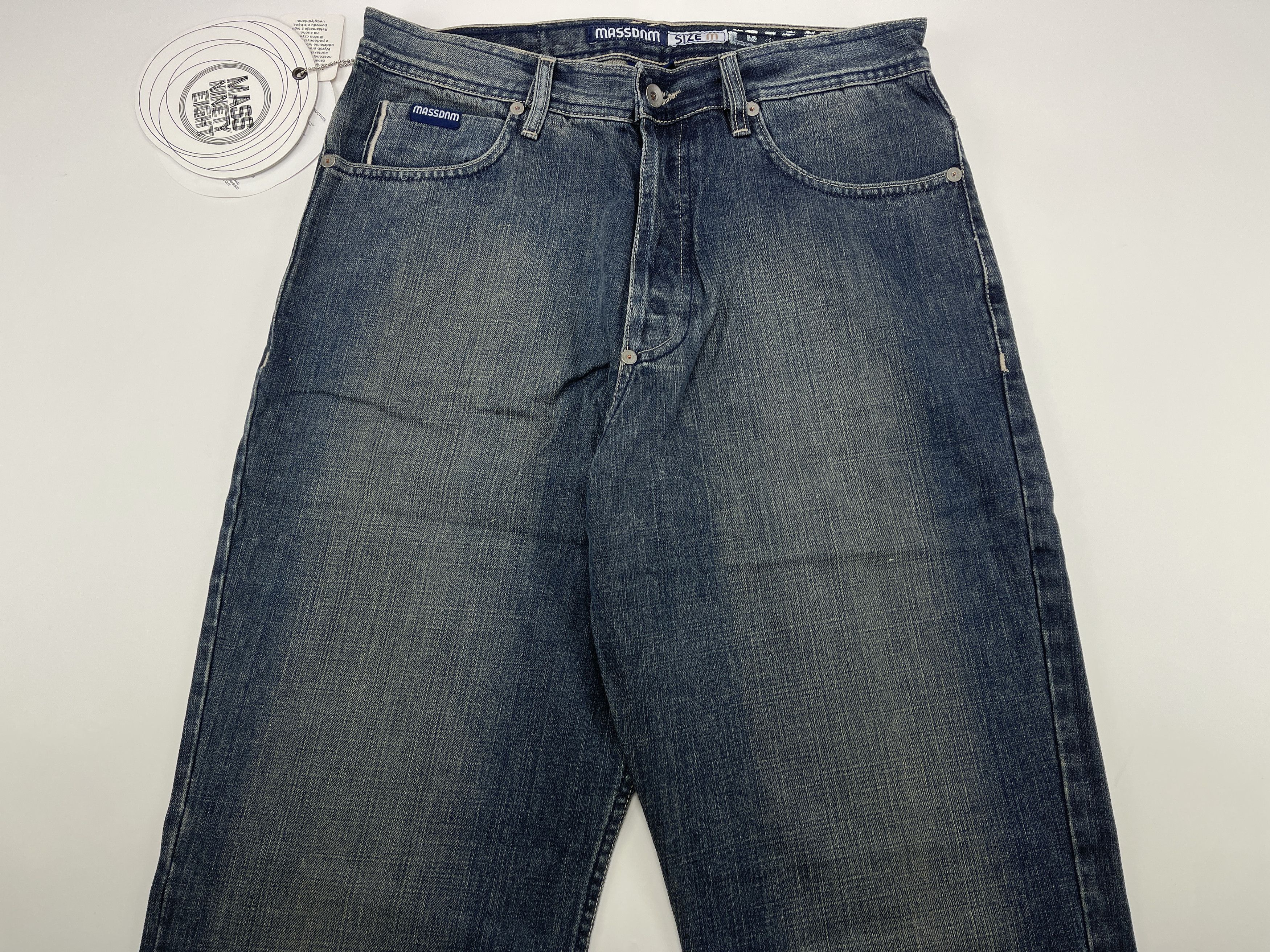 Vintage Mass DNM jeans, blue, vintage baggy 90s hip hop mens size 34 Size US 34 / EU 50 - 9 Thumbnail