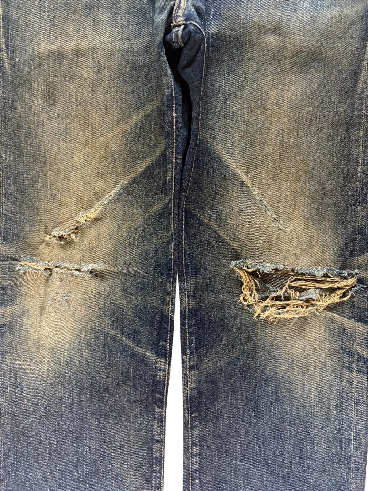 Bape Vintage Japanese Bape Selvedge Sick Mud Wash Baggy Jeans Size US 33 - 6 Thumbnail