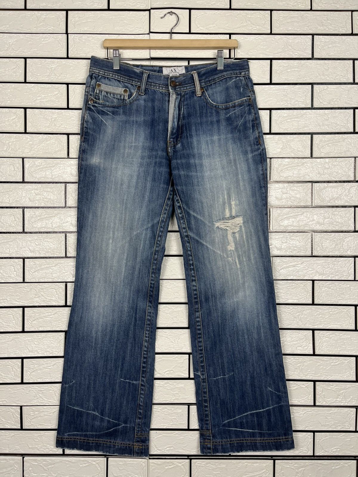 Armani Exchange Vintage Armani Exchage Denim Jeans Size US 32 / EU 48 - 1 Thumbnail