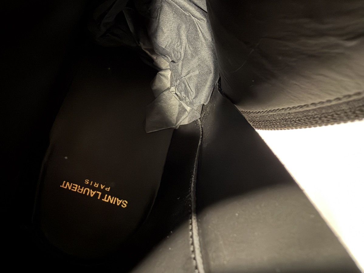 Saint Laurent Paris SAINT LAURENT Leather Chelsea Boots 43.5/10.5 Size US 10.5 / EU 43-44 - 6 Thumbnail