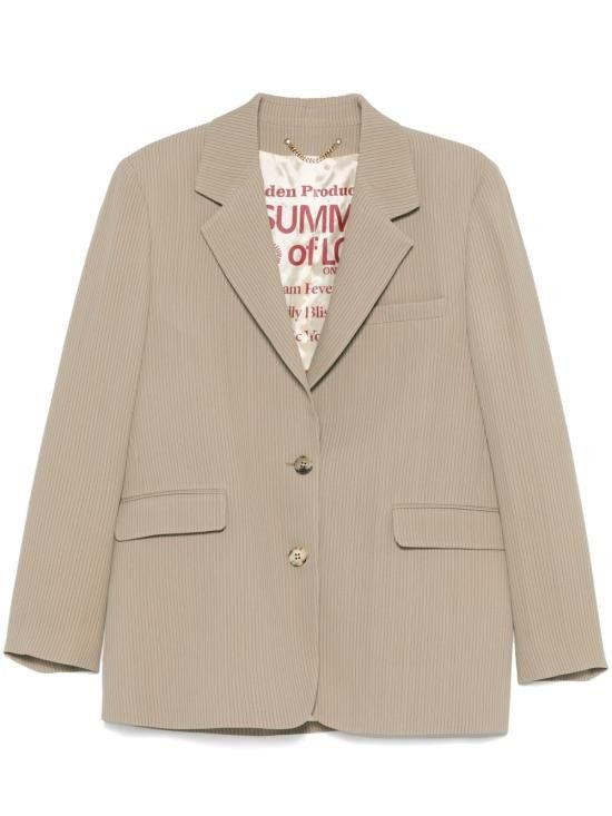 Golden Goose GOLDEN GOOSE Women Jackets GWP02069 P00187055550 Beige Size S / US 4 / IT 40 - 1 Thumbnail