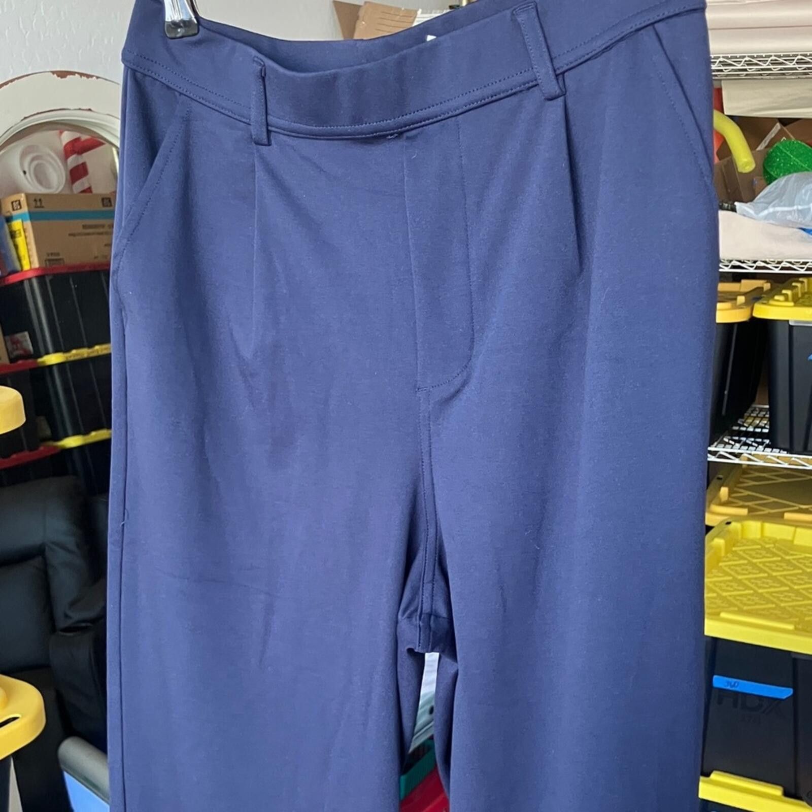Other NWT HALARA Navy Wide Leg Women's Pants Size 28" / US 6 / IT 42 - 1 Thumbnail