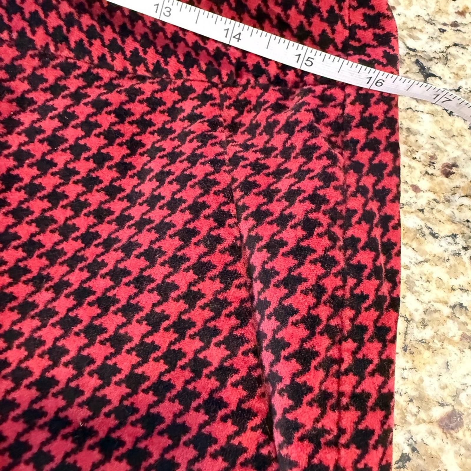L.L. Bean L. L. Bean red & black herringbone mini skirt SZ 8P Size 30" / US 8 / IT 44 - 9 Thumbnail