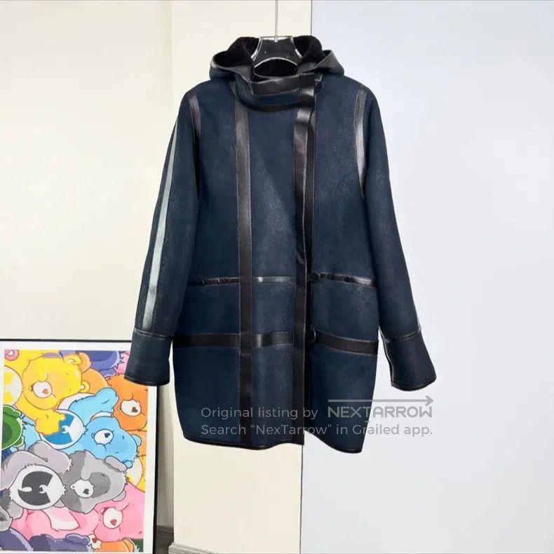 Hermes Fur and leather combination jacket