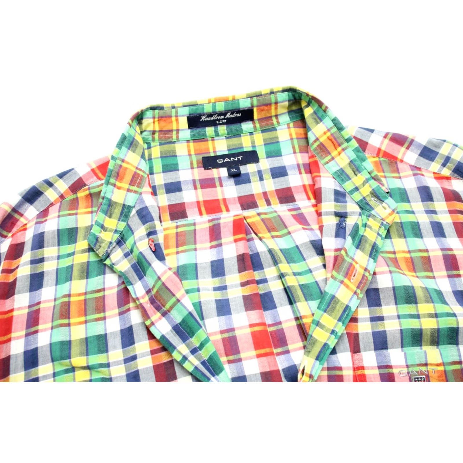 Gant Gant Shirt Men's XL Checked Button Down Handloom Madras E-Z Fit Size US XL / EU 56 / 4 - 4 Thumbnail