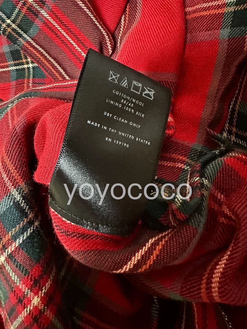 Fear of God Fear of God Flannel red plaid shoulder shirt Size US M / EU 48-50 / 2 - 6 Thumbnail