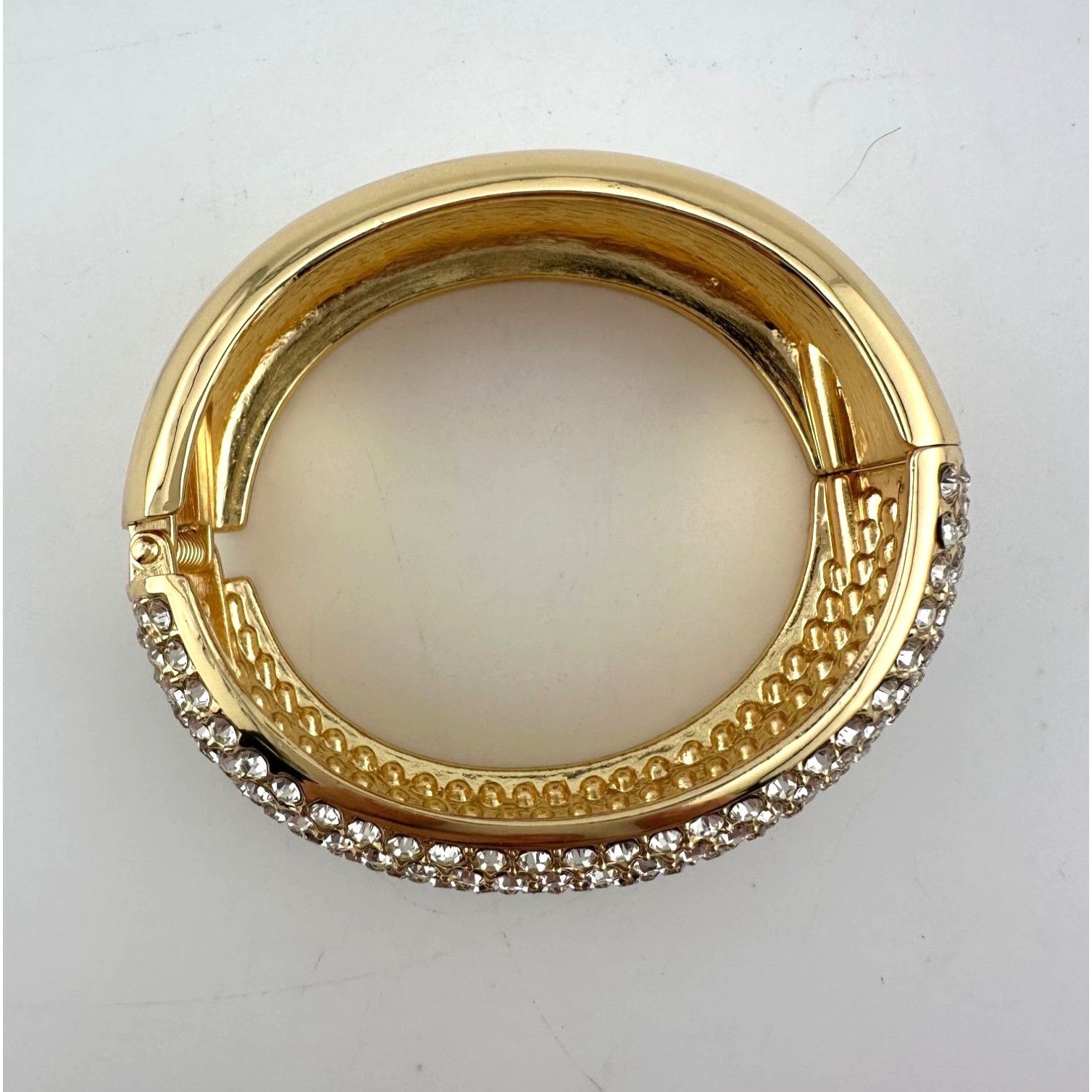 Other Wide Rhinestone Bangle Bracelet Size ONE SIZE - 8 Thumbnail