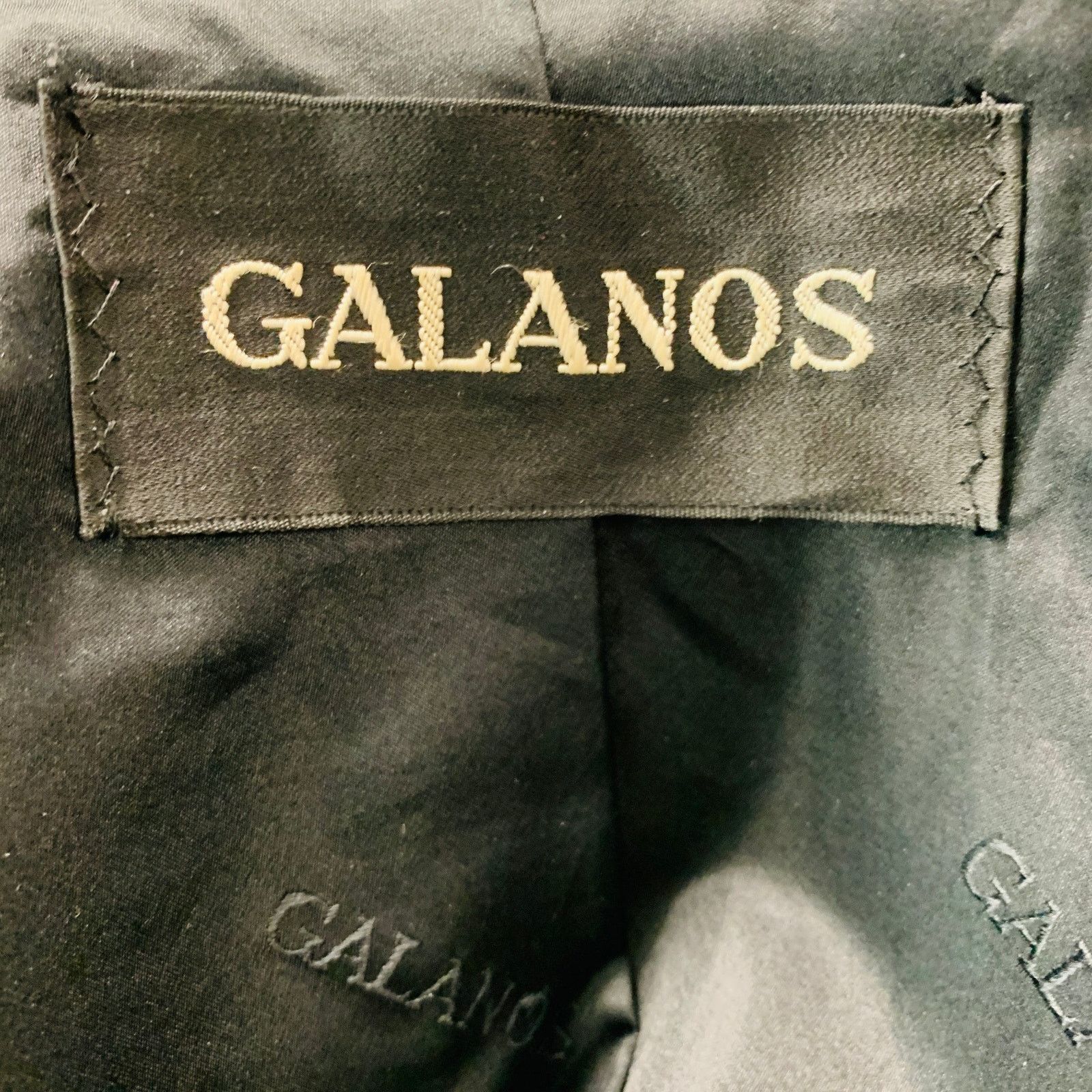 I. Magnin GALANOS Size M Black Hooded Coat Size M / US 6-8 / IT 42-44 - 5 Thumbnail