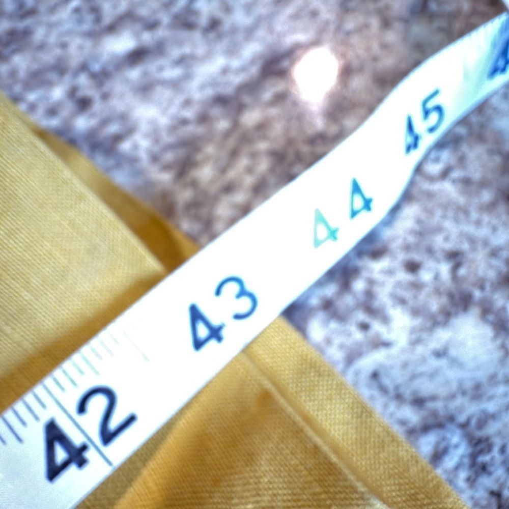 Other Kasper Yellow Ankle Cropped Pants Vibrant Style Size 34" / US 12 / IT 48 - 5 Thumbnail