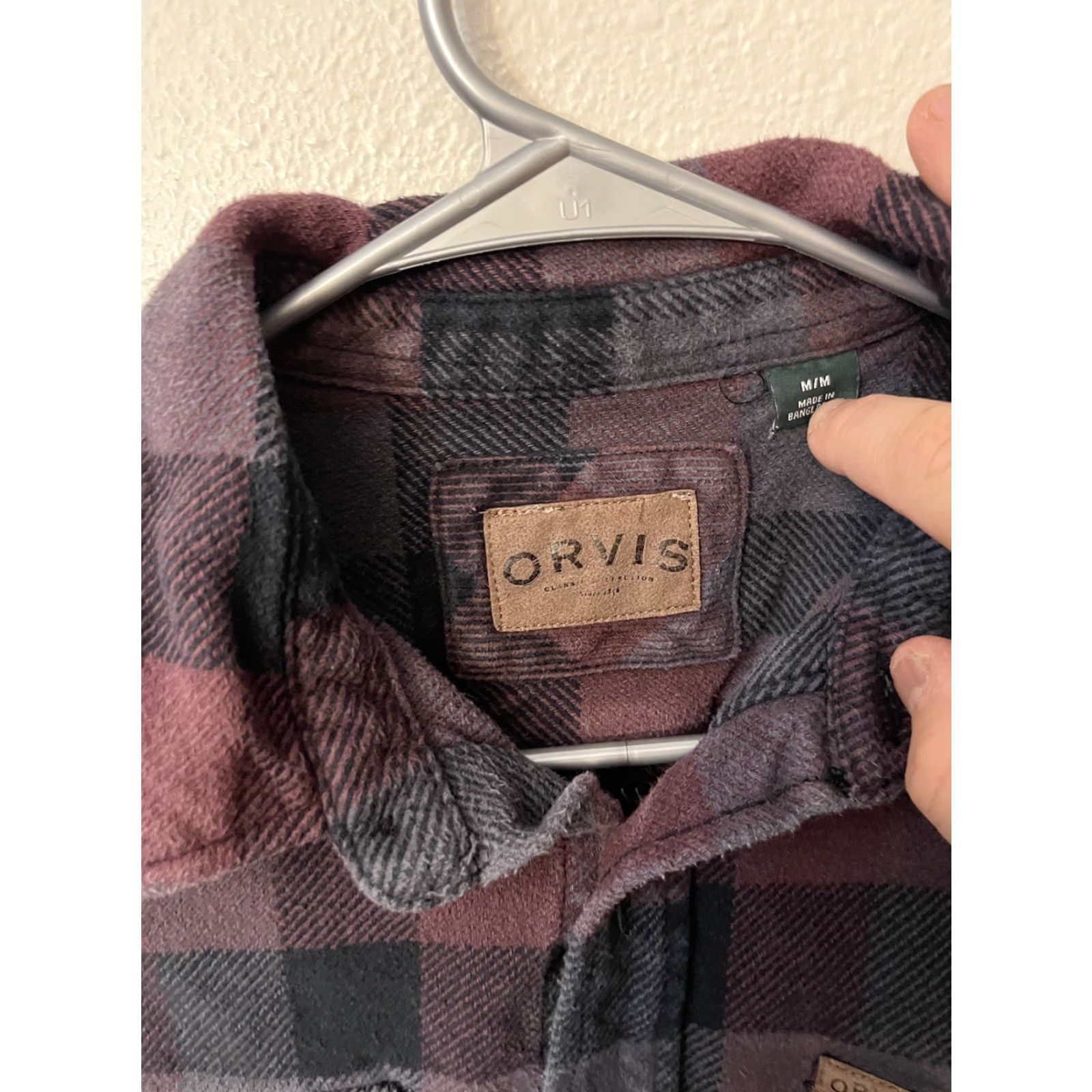 Orvis Orvis Button-Up Shirt Jacket Men’s M Multicolor Plaid Heavyweight Flannel Size US M / EU 48-50 / 2 - 3 Thumbnail