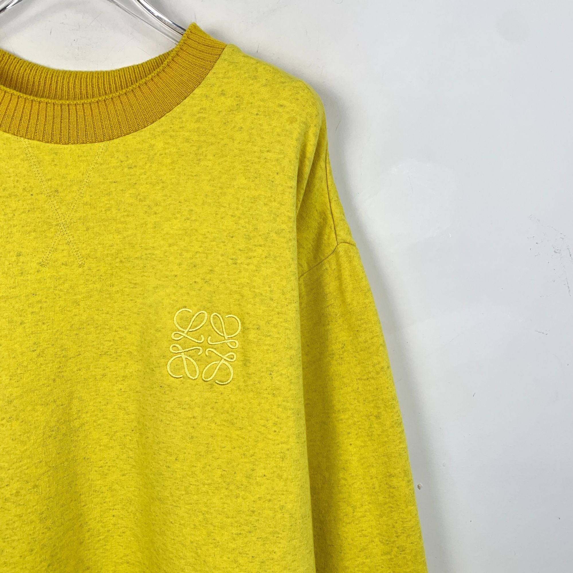 Loewe Loewe Yellow Anagram Sweatshirt Crewneck Long Sleeve Size S / US 4 / IT 40 - 3 Thumbnail