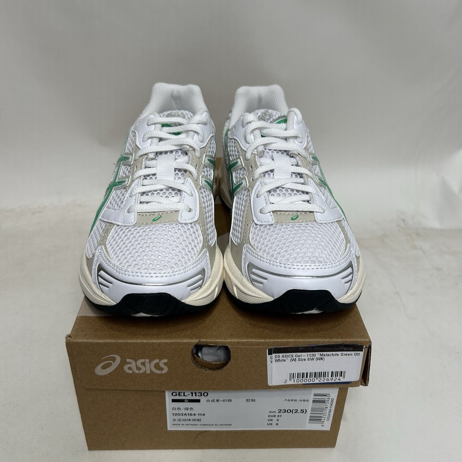 Asics ASICS Gel-1130 “White Malachite Green” 2024 Size US 6 / IT 36 - 2 Thumbnail