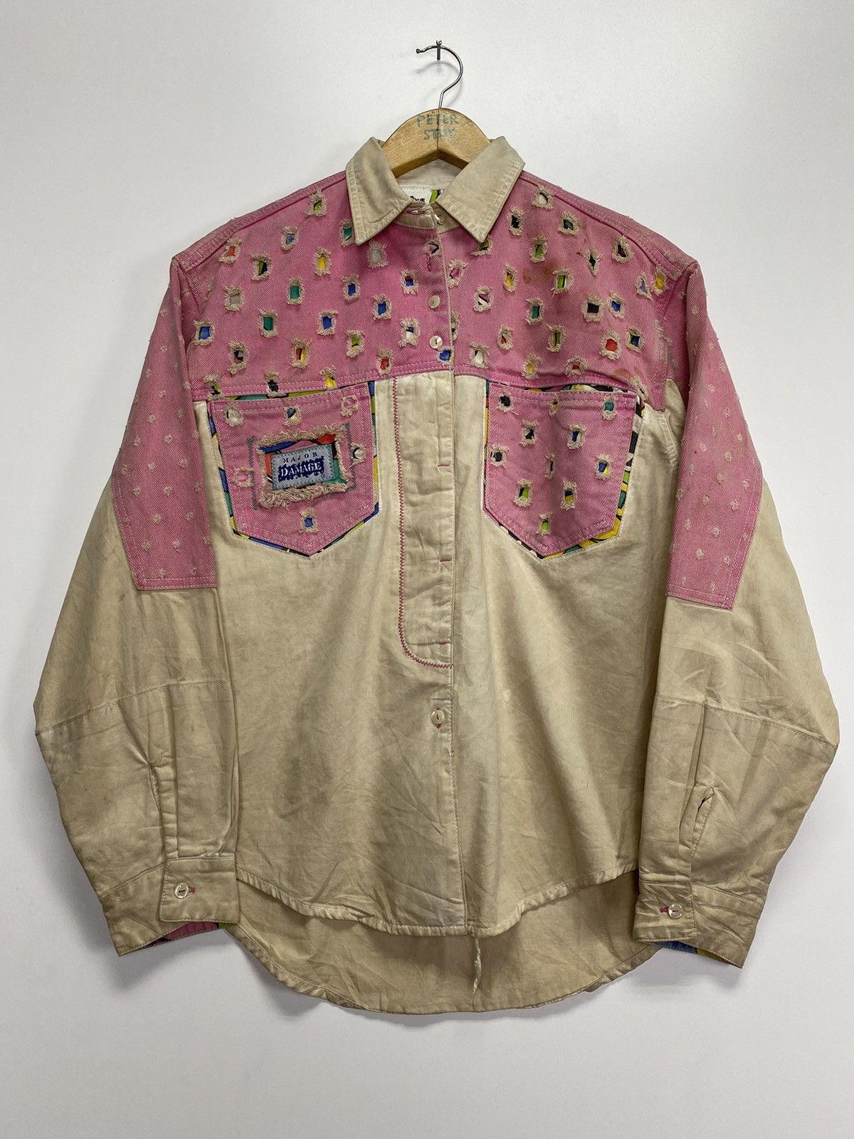 Japanese Brand × Vintage Damage Button Jacket Size US M / EU 48-50 / 2 - 11 Thumbnail