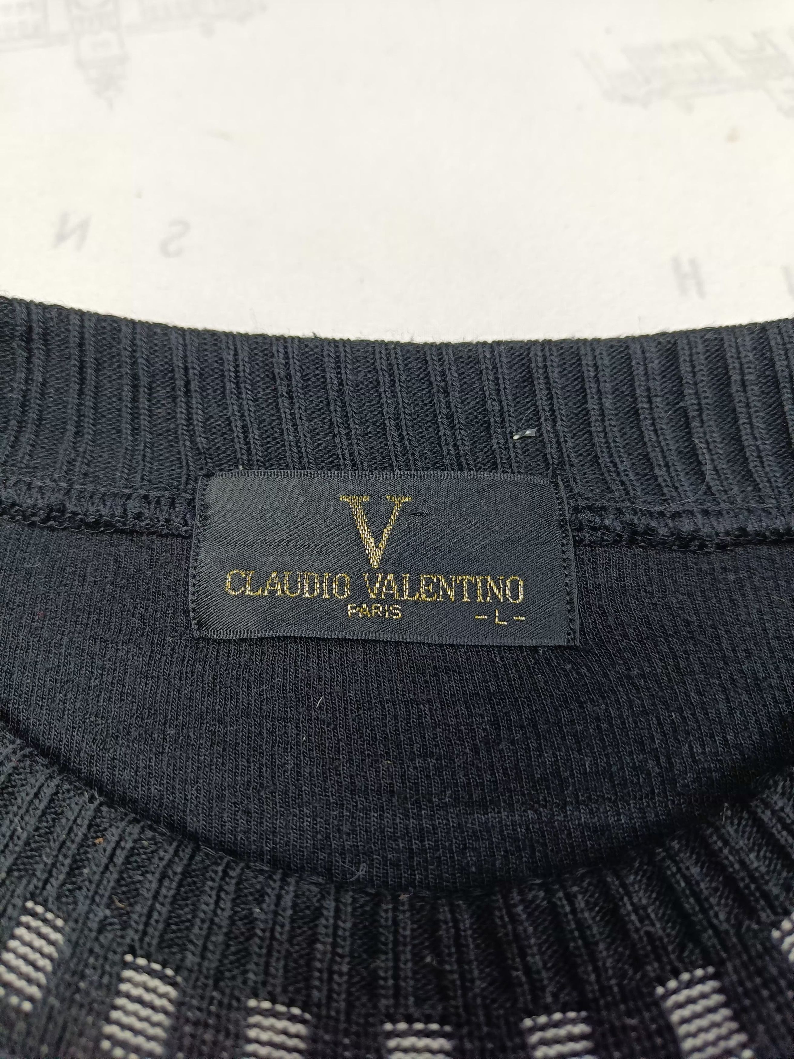 Valentino Vintage CLAUDIO VALENTINO PARIS Pull Over Sweatshirt Size US L / EU 52-54 / 3 - 7 Thumbnail