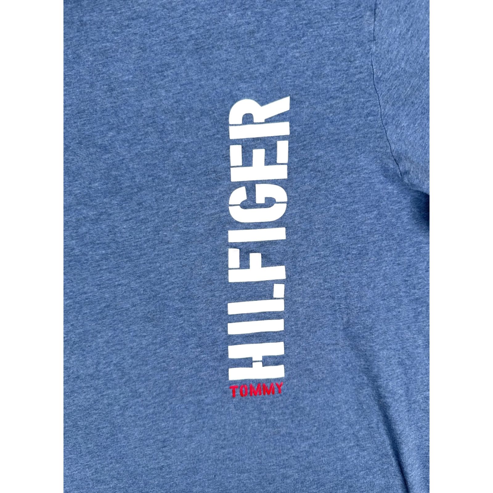 Tommy Hilfiger Tommy Hilfiger Shirt Adult Large Blue 100% Cotton Crew Neck Short Sleeve Logo Embroidered Men T-Shirt Size US L / EU 52-54 / 3 - 6 Thumbnail