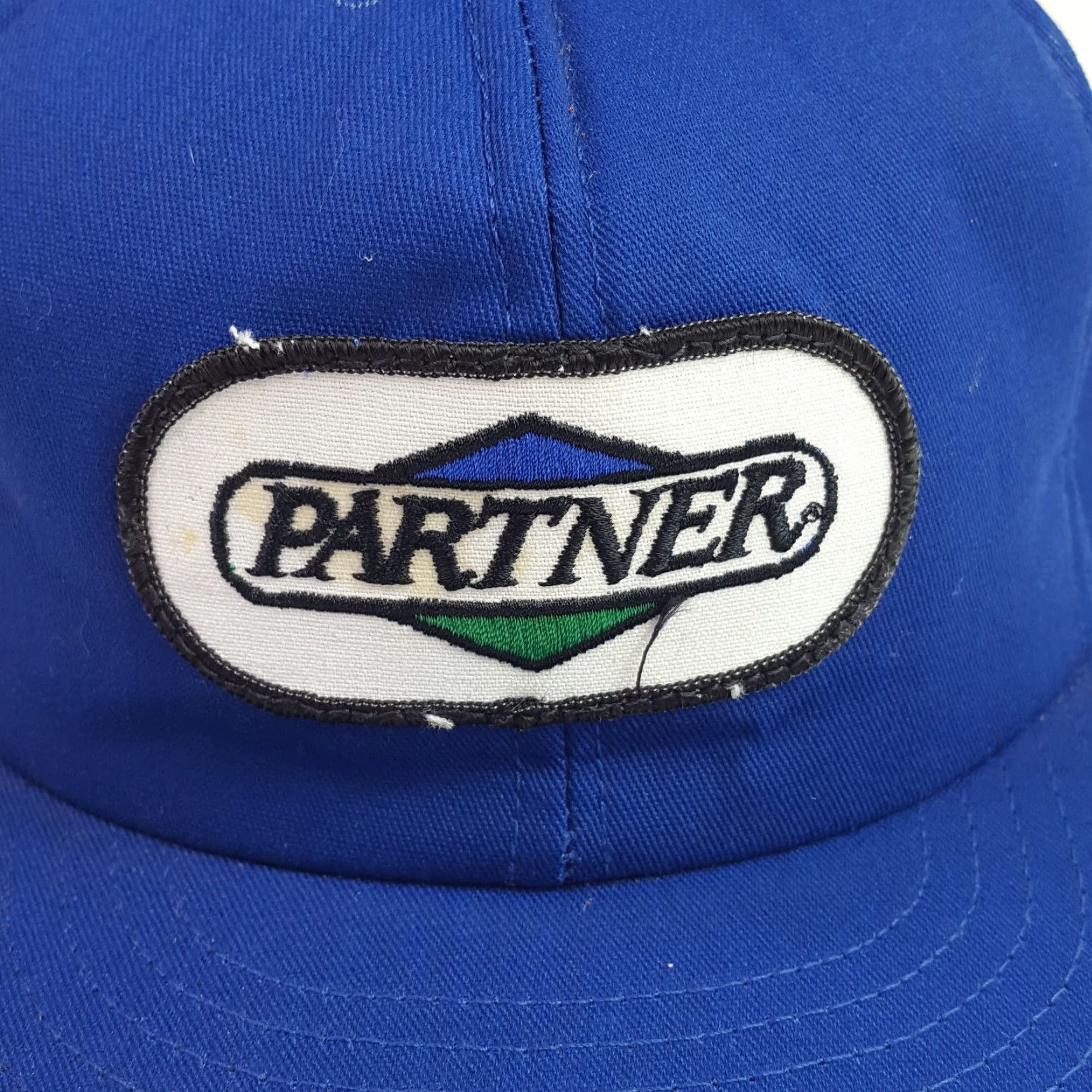 Vintage VINTAGE Swingster USA Made Trucker Hat Patch 80s 90s Farm Cap Adjustable Men Blue Hat Size ONE SIZE - 2 Thumbnail