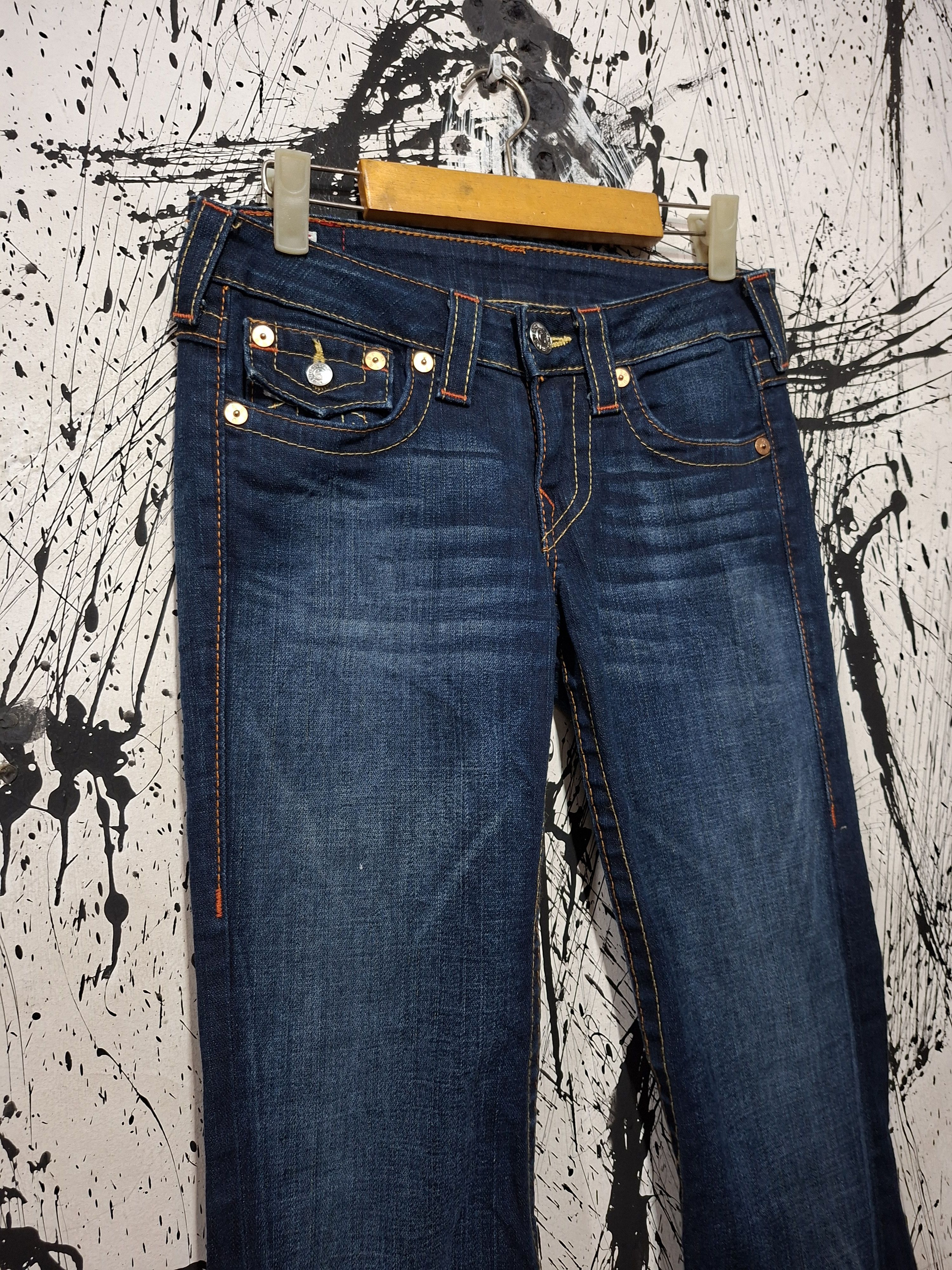 True Religion VINTAGE TRUE RELIGION JOEY FLARE JEANS Size 30" / US 8 / IT 44 - 2 Thumbnail