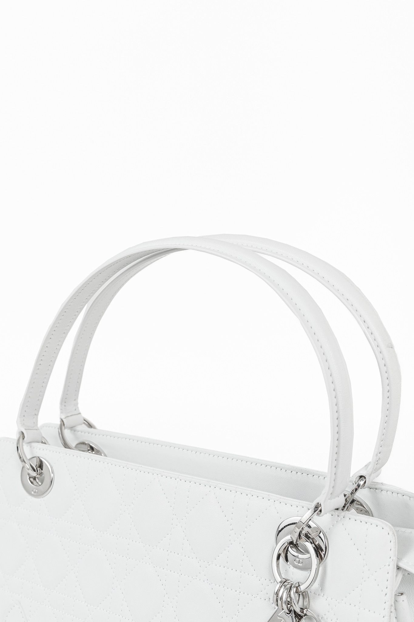 Dior Christian Dior Lady Dior East-West Leather Double Handle Bag Size ONE SIZE - 8 Thumbnail