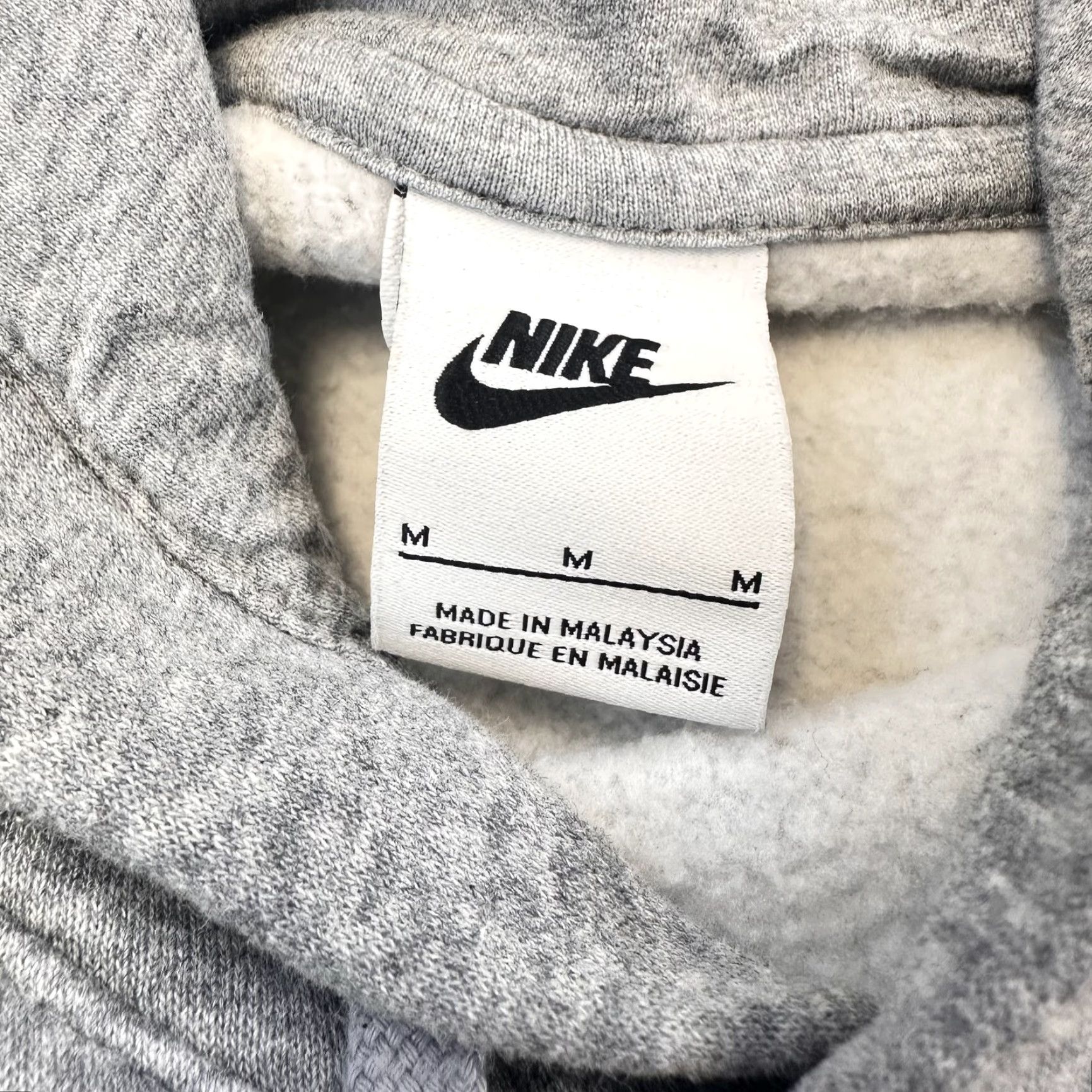 Nike Nike Hoodie Mens Medium Gray Pullover Sweatshirt Embroidered Swoosh Logo Classic Sportswear Size US M / EU 48-50 / 2 - 5 Thumbnail