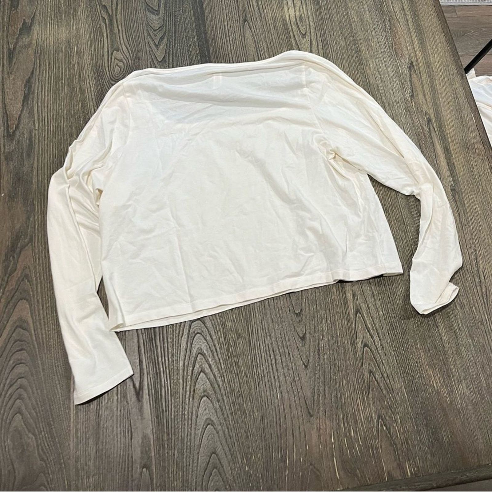 SKIMS NWT Skims Vintage Scoop Long Sleeve T-Shirt Fitted 4X Size 4XL / US 24-26 - 2 Thumbnail
