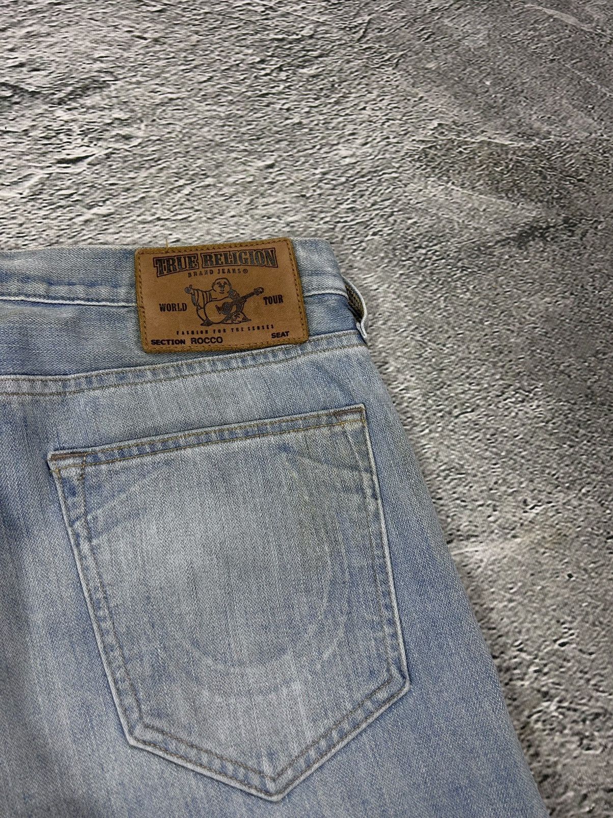True Religion True Religion Rocco jeans vintage denim pants slim baby blue Size US 32 / EU 48 - 2 Thumbnail
