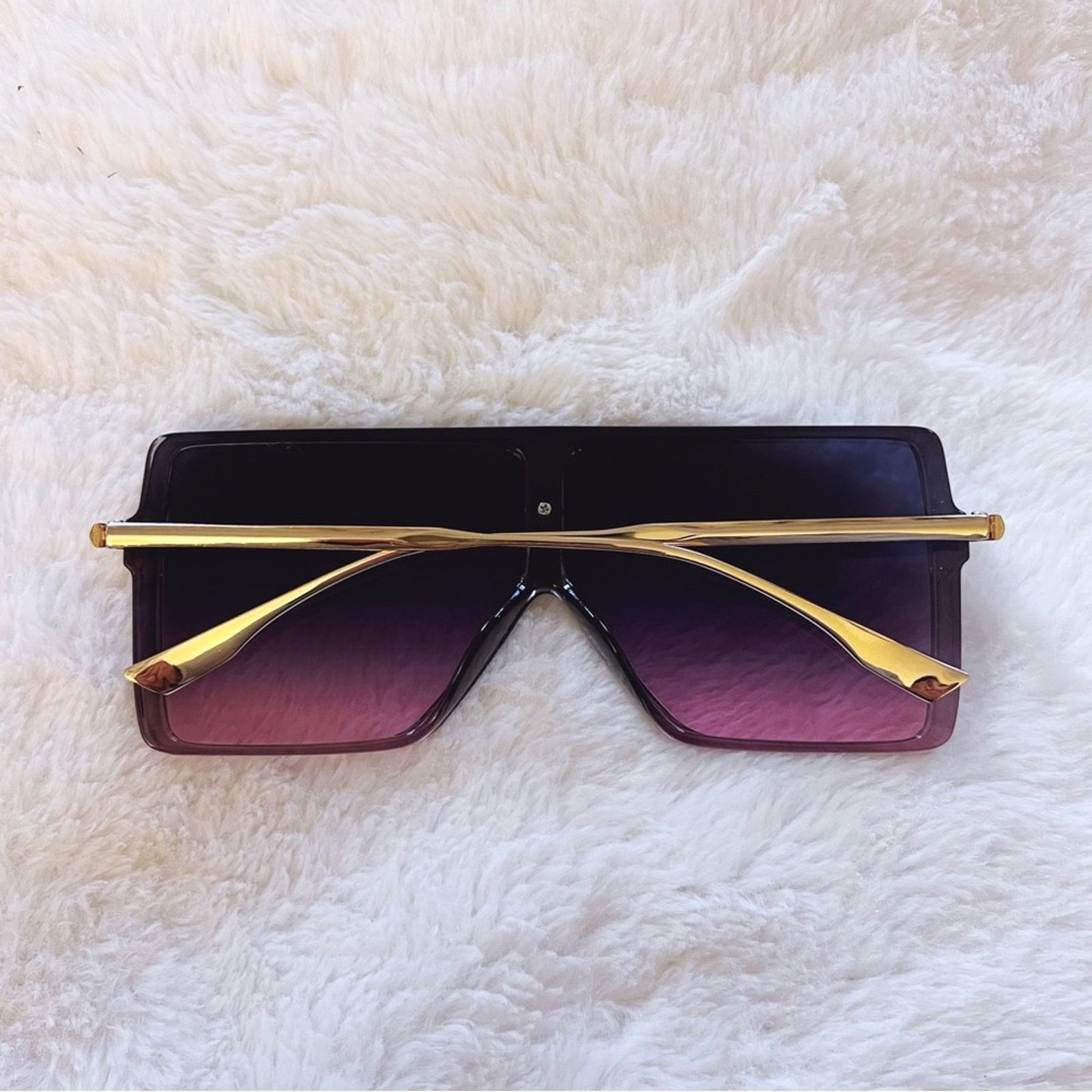 Other Ariel Blue & Pink Rectangle Full Frame Sunglasses Size ONE SIZE - 10 Thumbnail