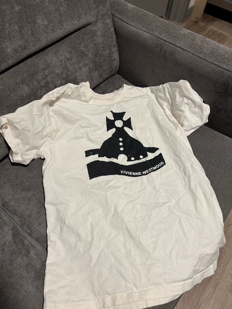 Vivienne Westwood Vivienne Westwood White short-sleeved T-shirt Size M / US 6-8 / IT 42-44 - 1 Thumbnail