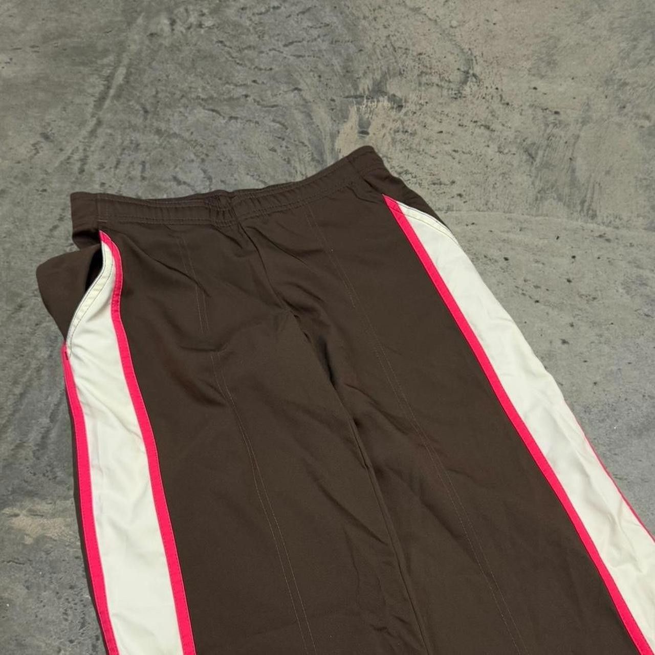 Japanese Brand × Vintage Vintage Y2K Ativa Baggy Wide Leg Track Pants Size 26" / US 2 / IT 38 - 2 Thumbnail