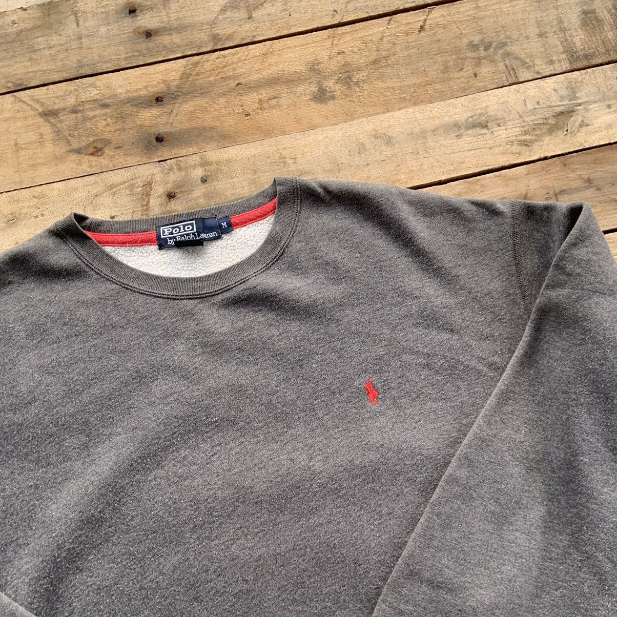 Polo Ralph Lauren Vintage Polo Ralph Lauren Sweatshirt Grey Size US M / EU 48-50 / 2 - 3 Thumbnail