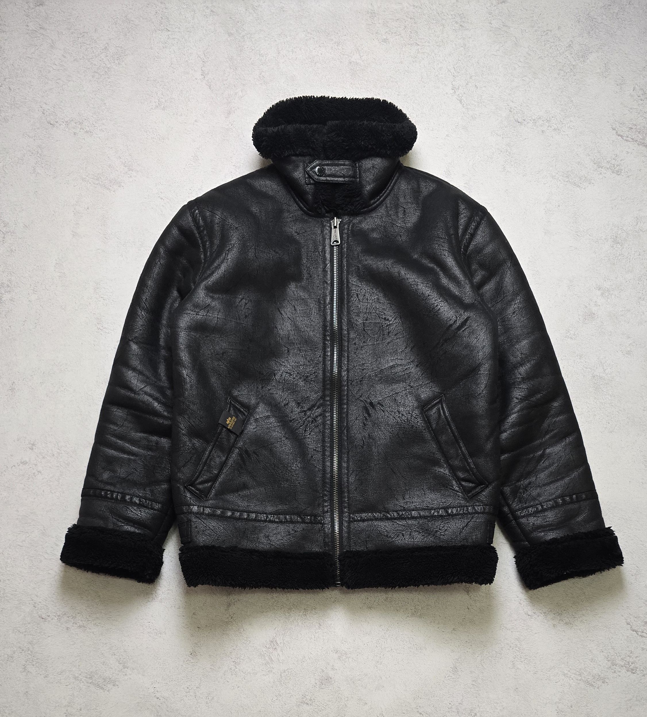 Alpha Industries Alpha Industries B3 Aviator Bomber Jacket Faux Shearling Size US L / EU 52-54 / 3 - 2 Thumbnail