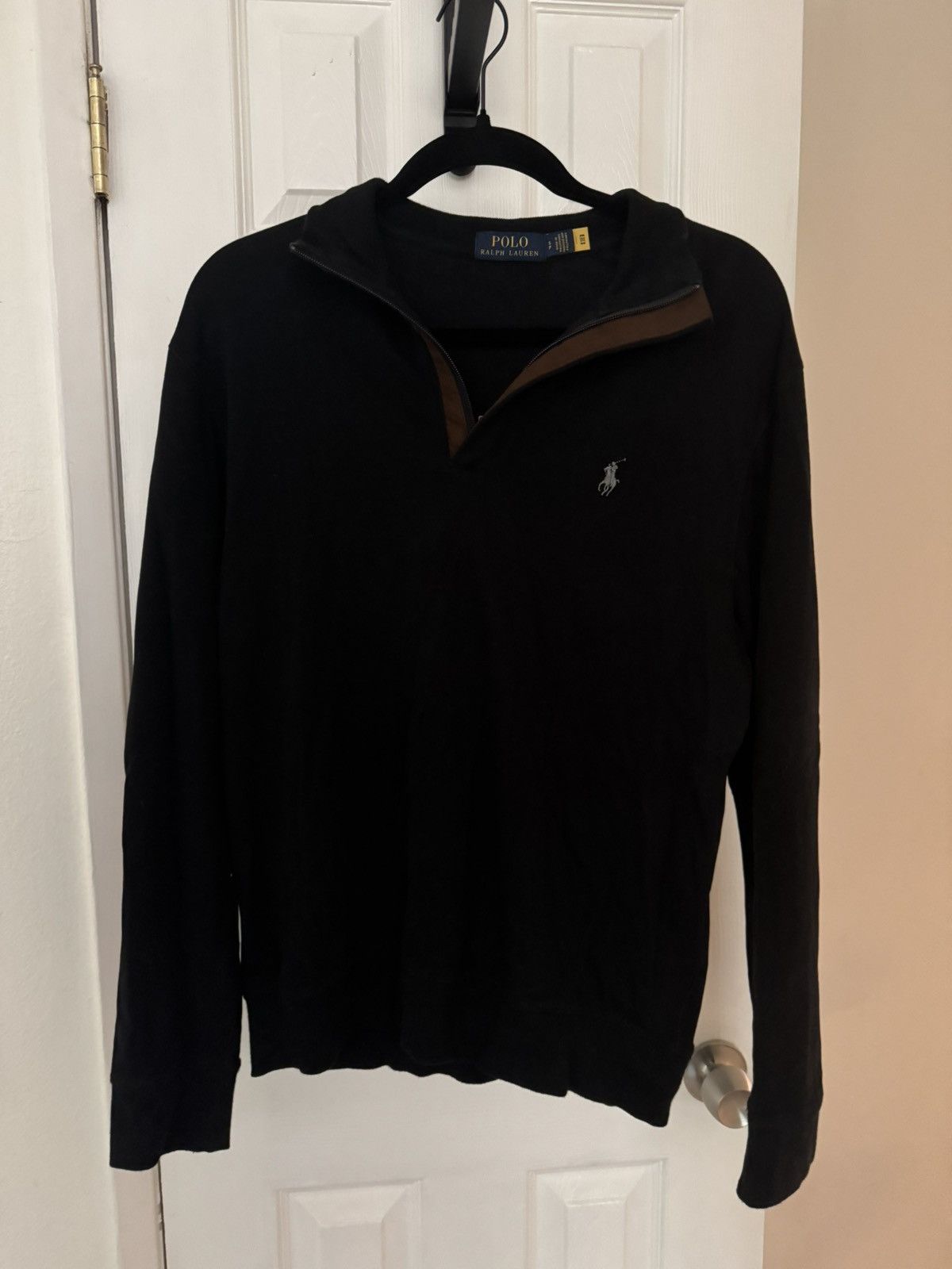 Polo Ralph Lauren Quarter Zip Black | Grailed