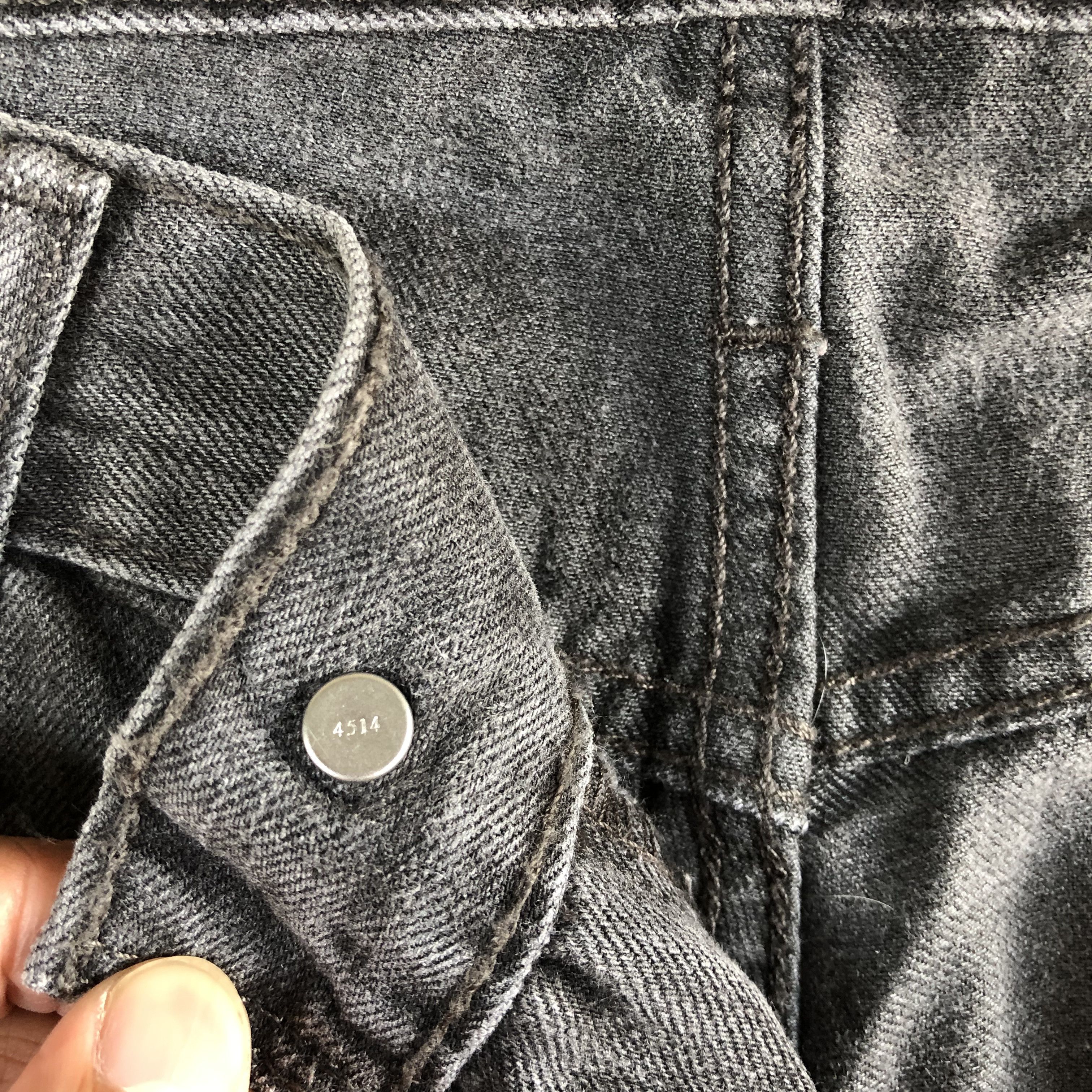 Levi's Vintage Levis 514 Baggy Jeans Super Black Levi's Denim Pants Size US 36 / EU 52 - 7 Thumbnail