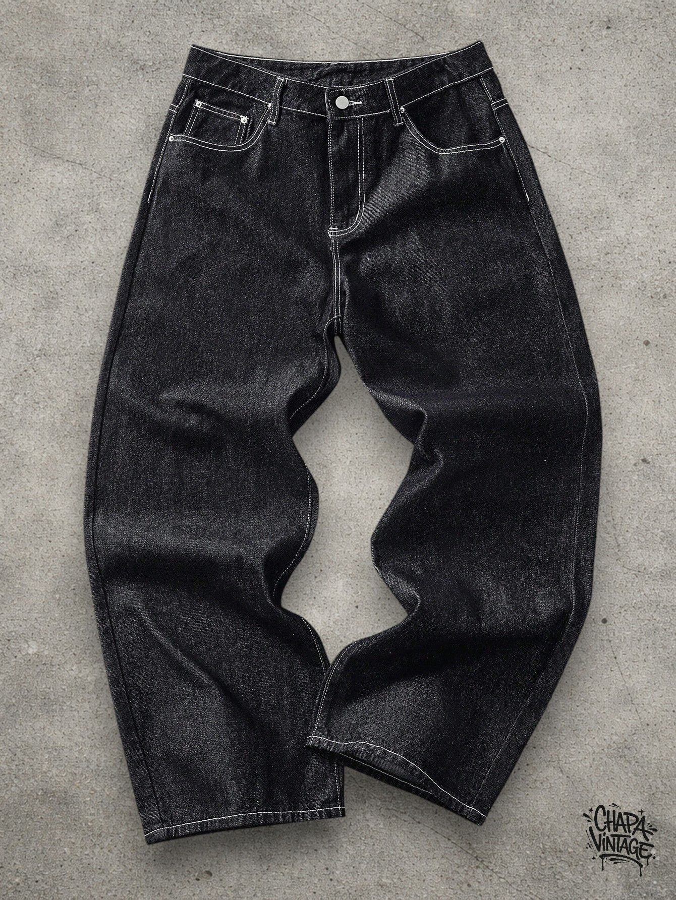 Japanese Brand Dark blue jeans Size US 32 / EU 48 - 2 Thumbnail