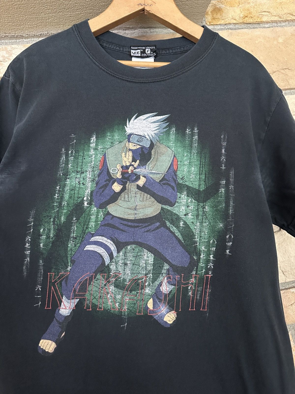Japanese Brand × Vintage 2002 Kakashi Hatake Naruto Graphic Anime Tee Size US S / EU 44-46 / 1 - 2 Thumbnail