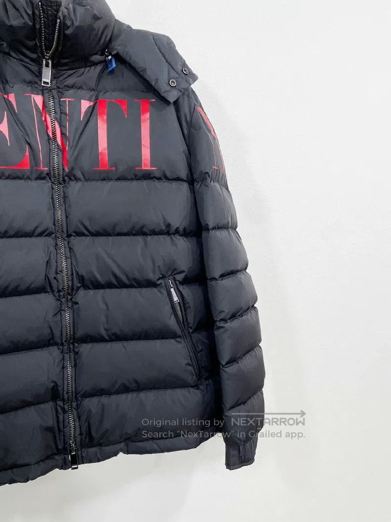Valentino Valentino Letter print men's hooded down jacket Size US XL / EU 56 / 4 - 3 Thumbnail