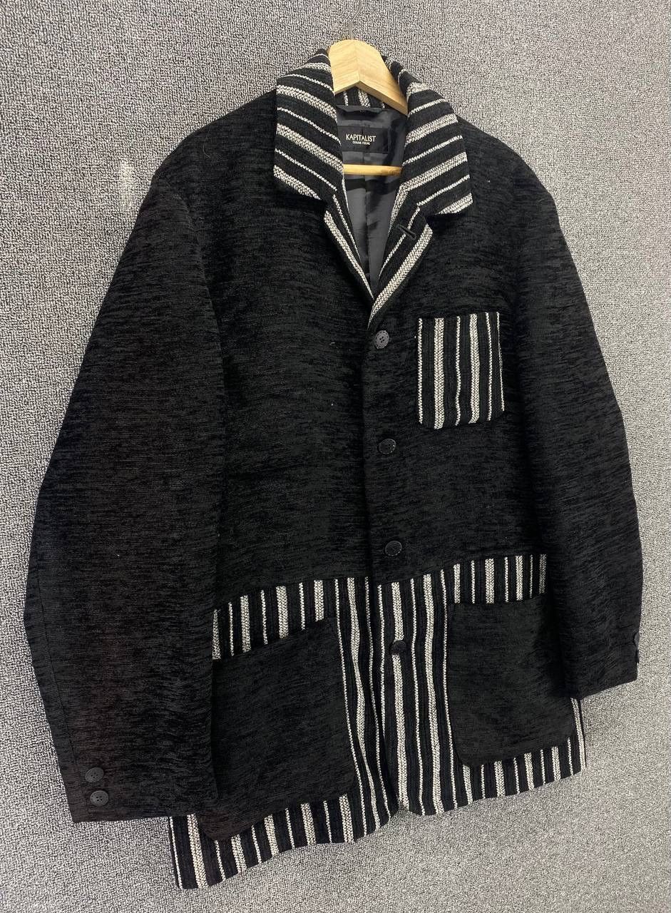 Japanese Brand Vintage Kapitalist Luxury Design Wool Jacket Size US L / EU 52-54 / 3 - 2 Thumbnail