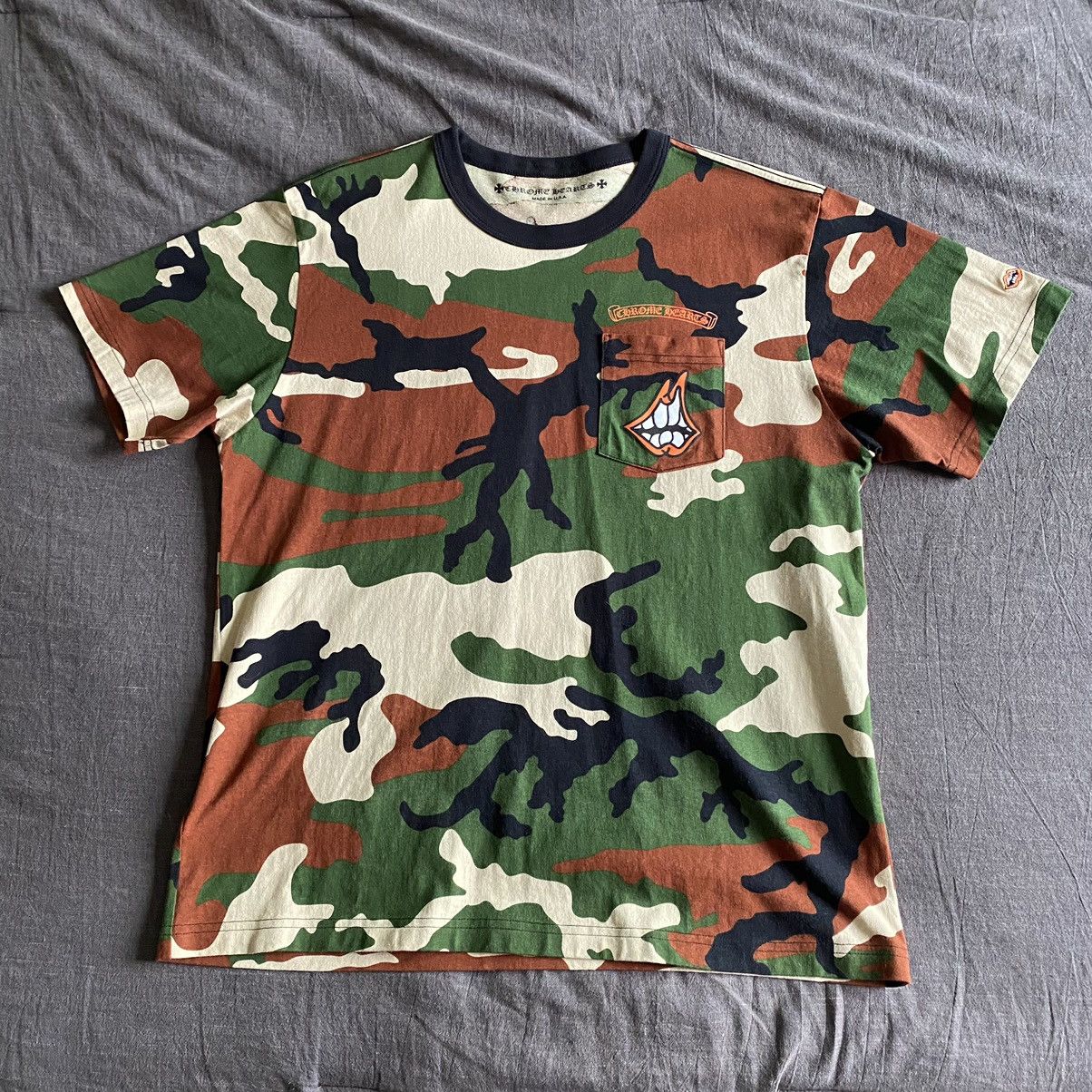 Chrome Hearts Chrome Hearts Matty Boy Caution Camo T Shirt Grailed 5292