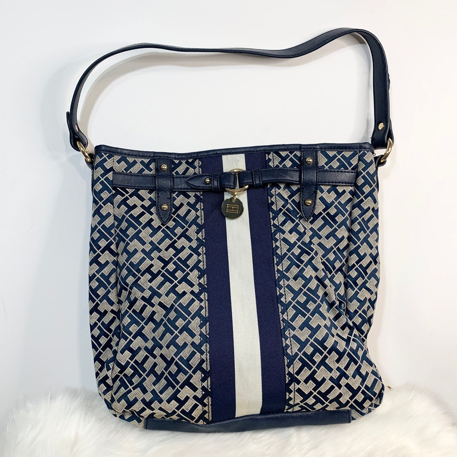 Tommy Hilfiger Tommy Hilfiger Blue Purse Size ONE SIZE - 10 Thumbnail