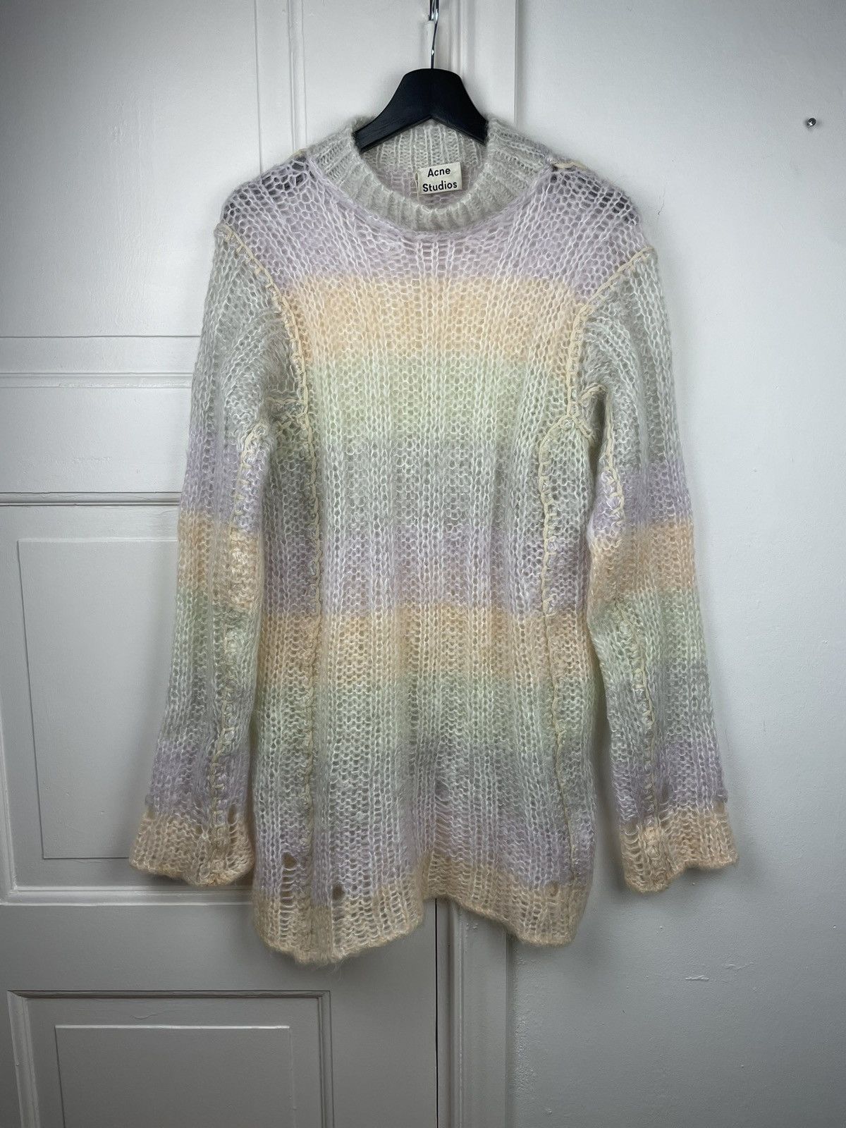Acne Studios *RARE GRAIL* Acne Studios mohair sweater knit distressed Size US L / EU 52-54 / 3 - 1 Thumbnail