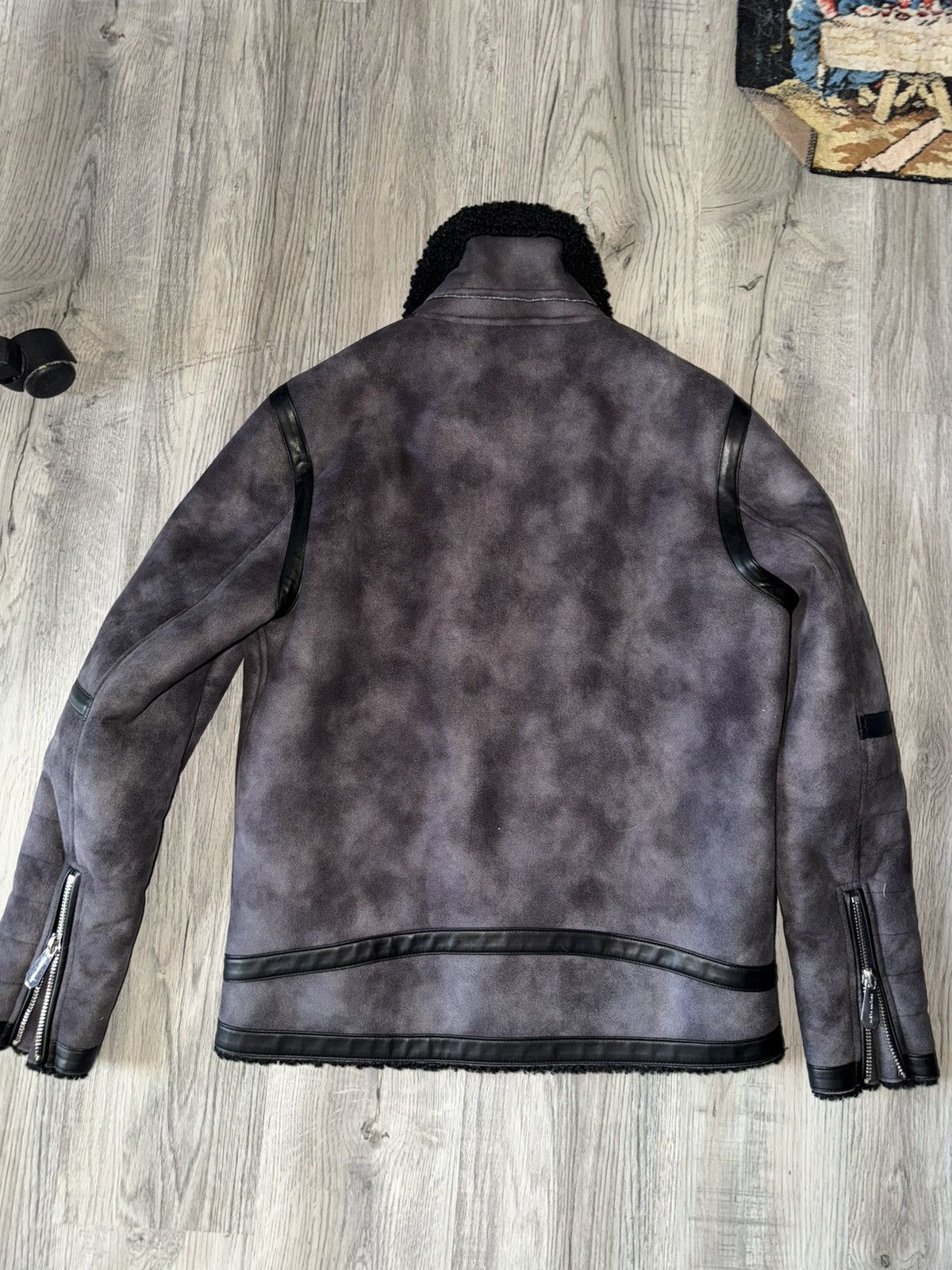 Philipp Plein Phillip Plein suede leather biker coat Size US M / EU 48-50 / 2 - 3 Thumbnail