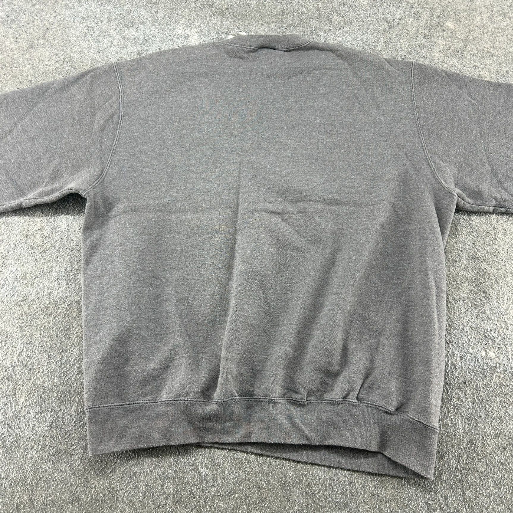 Nike VINTAGE Nike Sweatshirt Mens L Grey Pullover Crew Neck Swoosh Mini Check Y2K Cotton Fleece Logo Sweatshirt All Seasons Size US L / EU 52-54 / 3 - 7 Thumbnail