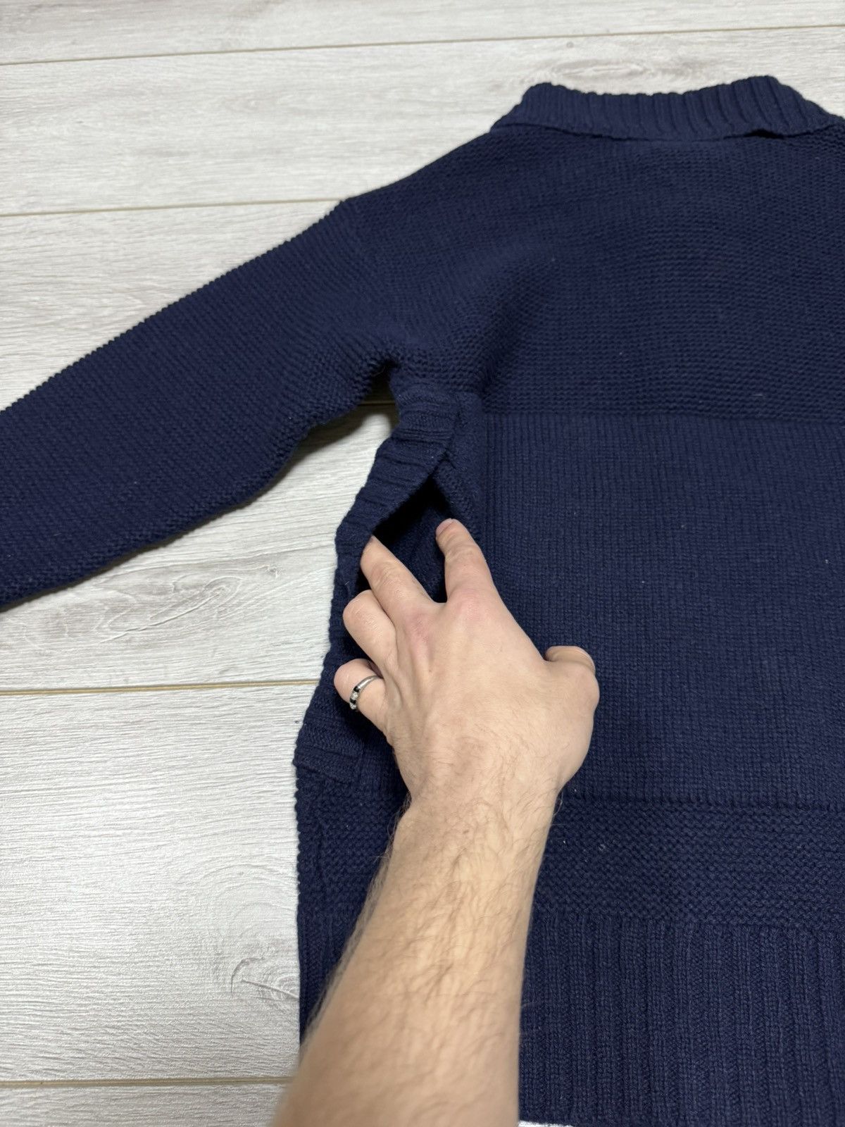 Christian Dior Monsieur Christian Dior knitted wool cardigan sweater France Size US M / EU 48-50 / 2 - 2 Thumbnail
