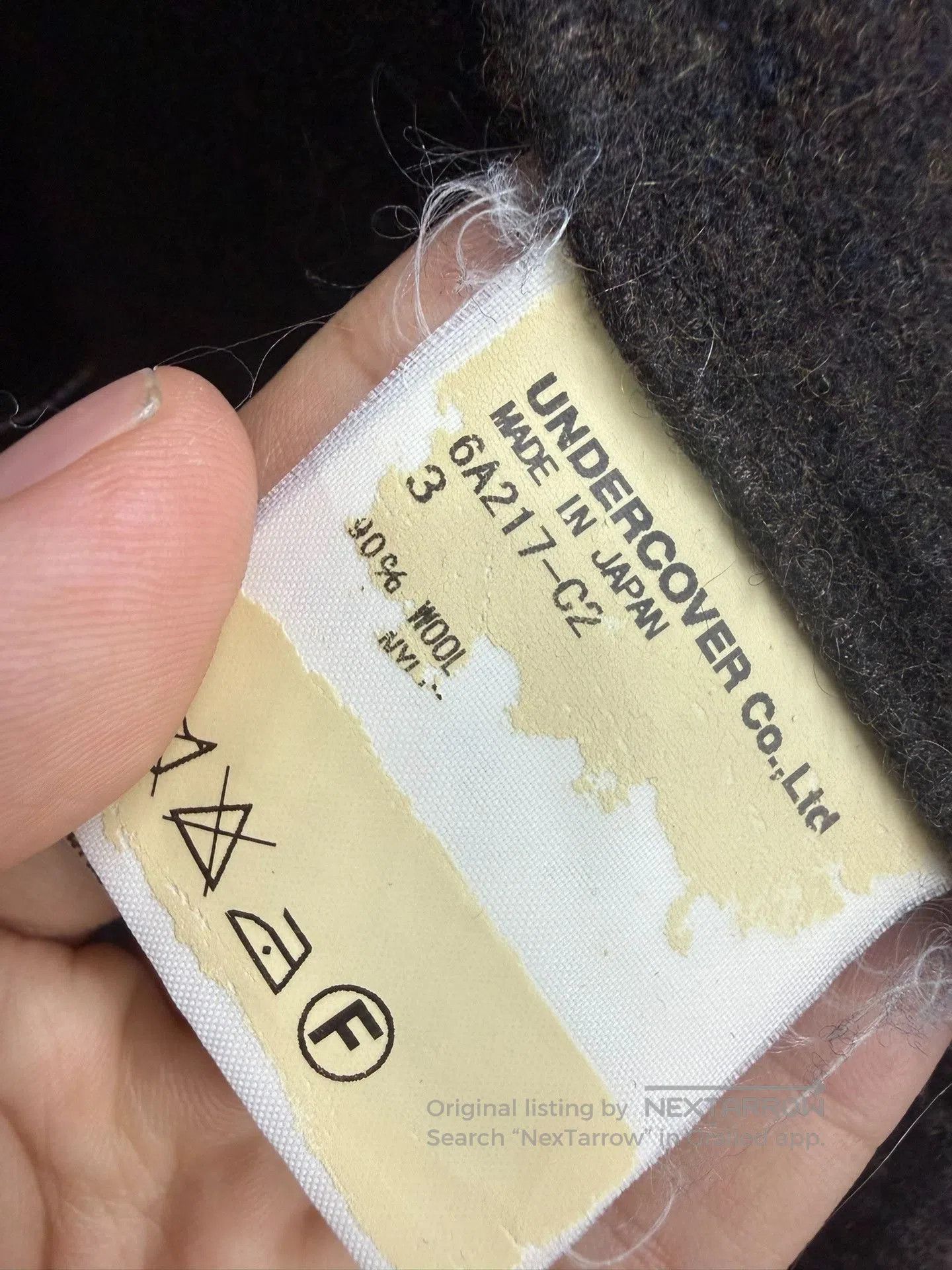 Undercover UNDERCOVER 06AW GURU GURU Distressed Wool Coat. Size US L / EU 52-54 / 3 - 9 Thumbnail