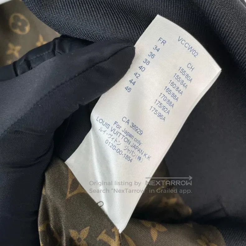 Louis Vuitton Louis Vuitton Black blazer Size XS / US 0-2 / IT 36-38 - 8 Thumbnail