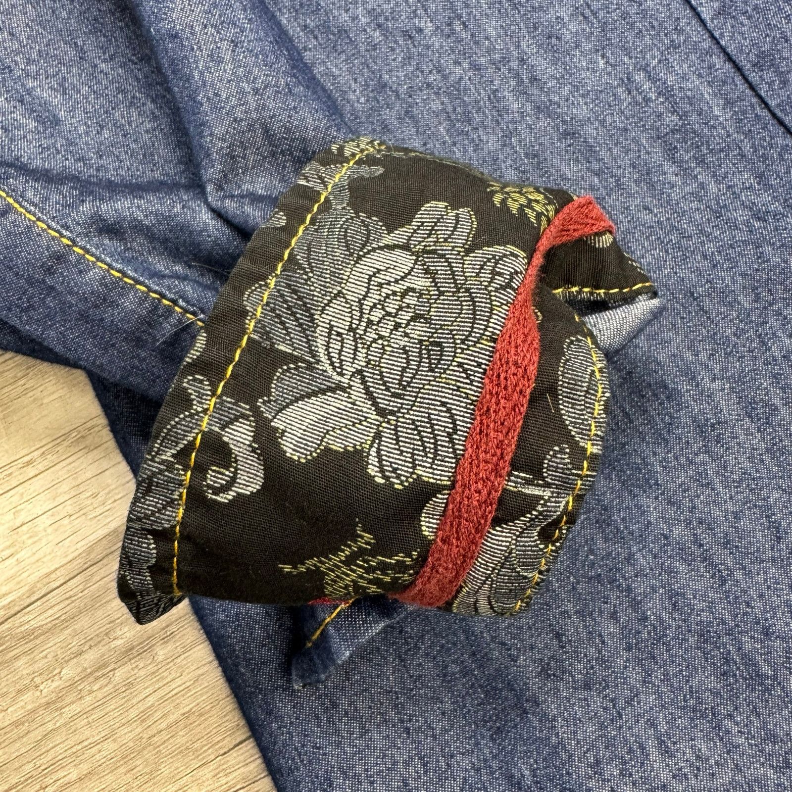 Affliction Affliction Womens Blue Ombré Button Shirt Patriotic Large Size L / US 10 / IT 46 - 3 Thumbnail