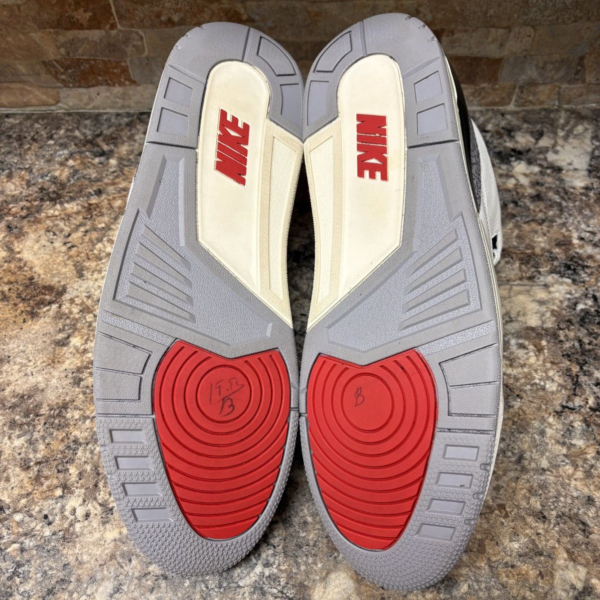 Jordan Brand Nike Air Jordan Retro 3 White Cement Reimagined Size 18 Size US 15 / EU 48 - 8 Thumbnail